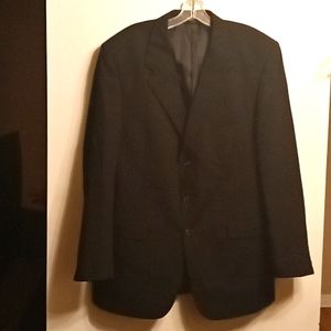 Men's Marco Biella Black Suit Coat *See Description for measurements*